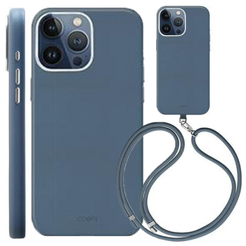 UNIQ etui Coehl Muse iPhone 15 Pro Max 6.7" Magnetic Charging niebieski/sapphire blue