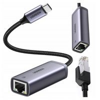 UGREEN ADAPTER SIECIOWY USB-C DO RJ45 DO MACBOOKA TELEFONU Z OBSŁUGĄ 1GBPS