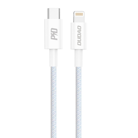 Dudao L6E kabel USB Typ C - Lightning PD 20W 1m biały (L6E)