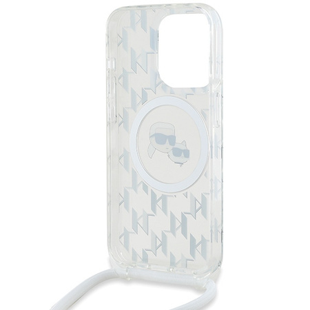 KARL LAGERFELD ETUI DO IPHONE 15 PRO MAX 6.7 CROSSBODY MONOGRAM CHOUPETTE