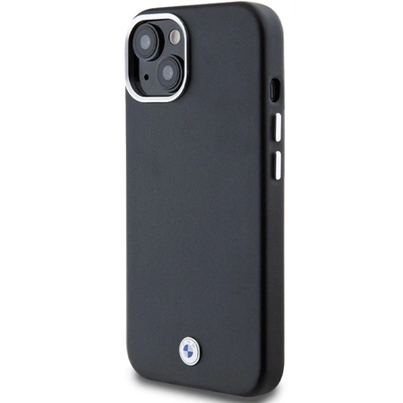 Etui BMW Signature Wrapped Metal MagSafe na iPhone 15 / 14 / 13 - czarne