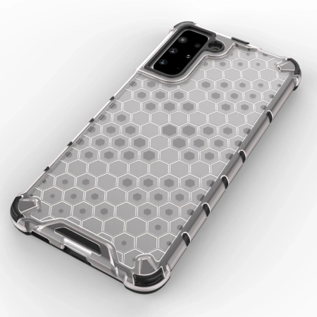 HURTEL POKROWIEC HONEYCOMB DO SAMSUNG GALAXY S22 Z OCHRONĄ I ŻELOWĄ RAMKĄ