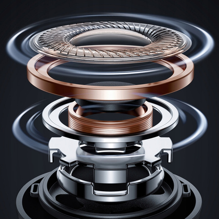 MCDODO SŁUCHAWKI BEZPRZEWODOWE DOUSZNE BLUETOOTH 5 Z MIKROFONEM ETUI BIAŁE