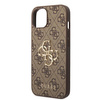 Guess GUHCP15S4GMGBR iPhone 15 6.1" brązowy/brown hardcase 4G Big Metal Logo