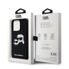 KARL LAGERFELD POKROWIEC DO IPHONE 15 PRO Z DO MAGSAFE SILIKONOWE HARDCASE