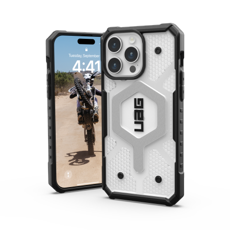 UAG Pathfinder Magsafe - obudowa ochronna do iPhone 15 Pro Max (ice)