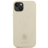 Etui Guess Leather 4G Metal Logo Strass do iPhone 15 - złote