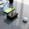 Powerbank SBS 20000 mAh 20 W z wbudowanym kablem USB-C i wyświetlaczem cyfrowym - czarny
