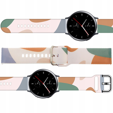 HURTEL STRAP OPASKA DO SAMSUNG GALAXY WATCH 42MM SILIKONOWY PASEK WZÓR MORO