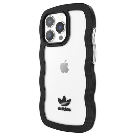 Etui Adidas OR Wavy Case na iPhone 13 Pro /13 czarny-przezroczysty/black-- przezroczyste 51900
