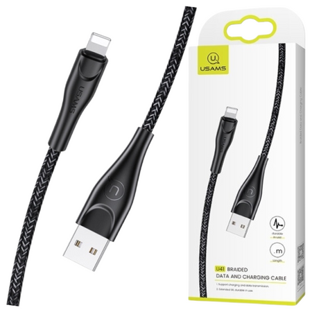 USAMS KABEL PLECIONY 3M DO DO LIGHTNING IPHONE 2A APPLE IPAD SZYBKIE
