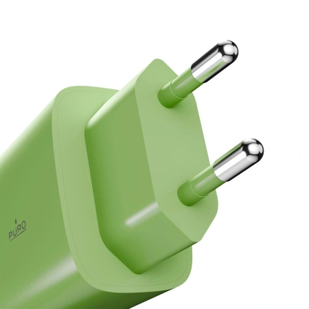 Ładowarka sieciowa Puro Pro Lite 30W USB-C  - zielona
