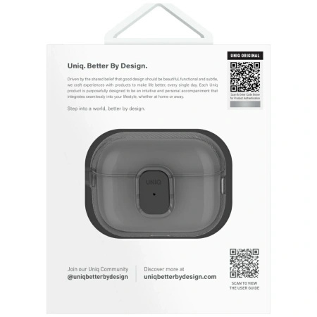 UNIQ ETUI GLASE PRO DO AIRPODS PRO 2 OCHRONA ZAMKNIĘCIE MAGNETYCZNE