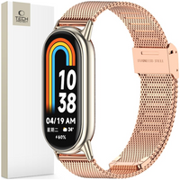 TECH-PROTECT PASEK MILANESE DO XIAOMI SMART BAND 8 9 NFC STYLIZOWANY DESIGN