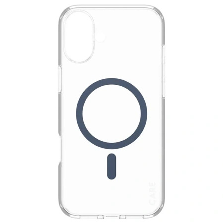 Etui CARE by PanzerGlass Flagship Case z MagSafe na iPhone 16 Plus - niebieskie
