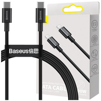 Baseus Superior kabel przewód USB Typ C - USB Typ C szybkie ładowanie Quick Charge / Power Delivery / FCP 100W 5A 20V 1m czarny (CATYS-B01)