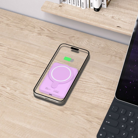 TECH-PROTECT POWERBANK PB10 5000MAH DO IPHONE 12 13 14 15 PROSTE ŁADOWANIE