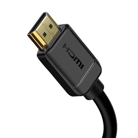 BASEUS KABEL HDMI 2.0 4K 60 HZ 3D HDR 18 GBPS 1 M CZARNY