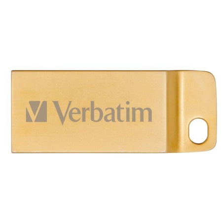 VERBATIM PENDRIVE 64GB USB-A 3.2 DO KOMPUTERA ZŁOTA PAMIĘĆ METALOWA OBUDOWA