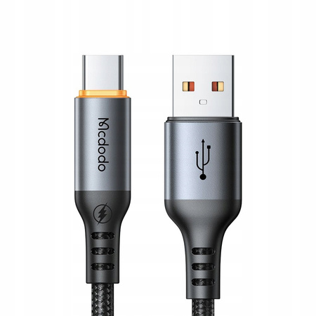 MCDODO KABEL USB-A USB-C SZYBKIE ŁADOWANIE USB TYP C 100W 1M POWER OFF LED
