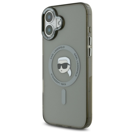 KARL LAGERFELD ETUI HARDCASE DO IPHONE 16 PLUS 6.7 DO MAGSAFE IML METAL