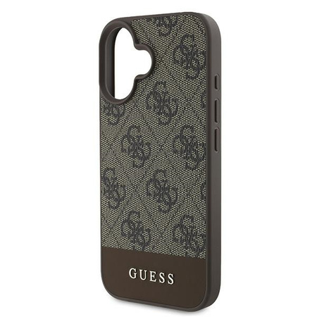 GUESS POKROWIEC HARDCASE DO IPHONE 16 PLUS 6.7 Z LOGO BOTTOM STRIPE