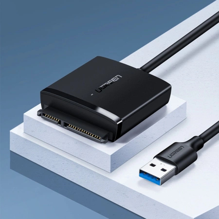 UGREEN ADAPTER SATA DO DYSKU 2.5'' 3.5'' USB-A 5GB/S Z WYSOKĄ PRĘDKOŚCIĄ