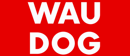 WAUDOG OBROŻA NYLONOWA Z KODEM QR DO PSA M WAUDOG POMARAŃCZOWA ROZMIAR M