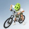 Kask rowerowy Rockbros TT-32003 Shark dziecięcy z odpinaną szczęką rozmiar S (48-52) - zielony