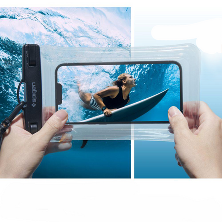 SPIGEN A610 UNIVERSAL WATERPROOF FLOAT CASE 2-PACK BLACK