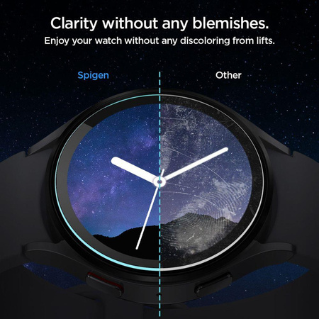 SZKŁO HARTOWANE SPIGEN GLAS.TR ”EZ-FIT” 2-PACK GALAXY WATCH 6 (44 MM) CLEAR