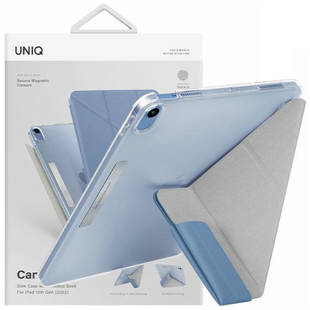 Etui Uniq Camden na iPad 10 gen. (2022) niebieski/northern blue Antimicrobial