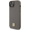 DKNY ETUI HARDCASE DO IPHONE 15 14 13 6.1 DO MAGSAFE SKÓRA WZÓR METALOWE