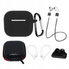 HURTEL ZESTAW ETUI DO AIRPODS 3 Z PASEM NA SZYJĘ KARABIŃCZYK ZACZEP NA UCHO