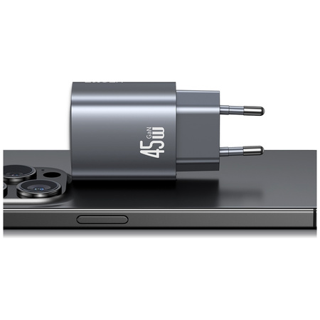 USAMS ŁADOWARKA SIECIOWA 45W GaN 2XUSB-C DO TELEFONÓW IPHONE XIAO