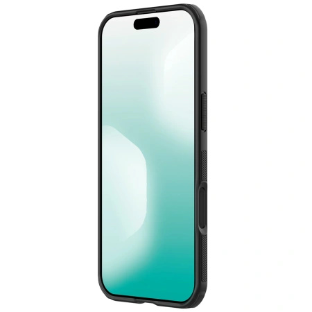 Etui Nillkin Super Frosted Shield Pro kompatybilne z MagSafe na iPhone 17 Air - przezroczyste czarne