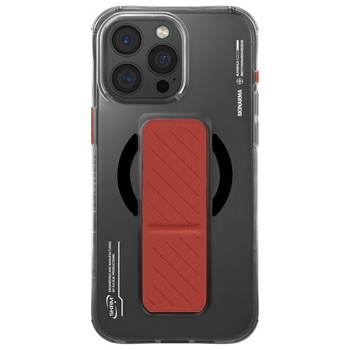 Skinarma etui Axon iPhone 16 Pro Max     6.9 Magnetic Charging + Grip Stand czarny/black