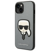 Karl Lagerfeld KLHCP14SSAPKHG iPhone 14 6,1" srebrny/silver hardcase Saffiano Karl`s Head Patch