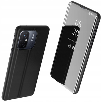 HURTEL ETUI CLEAR VIEW DO XIAOMI REDMI 11A POCO C55 Z KLAPKĄ DO TELEFONÓW