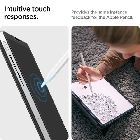 FOLIA OCHRONNA SPIGEN PAPER TOUCH IPAD PRO 12.9 2020 / 2021 / 2022 MATTE CLEAR