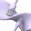 Ringke kabel USB-A - Lightning 480Mb/s 12W 2m fioletowy (CB09970RS)