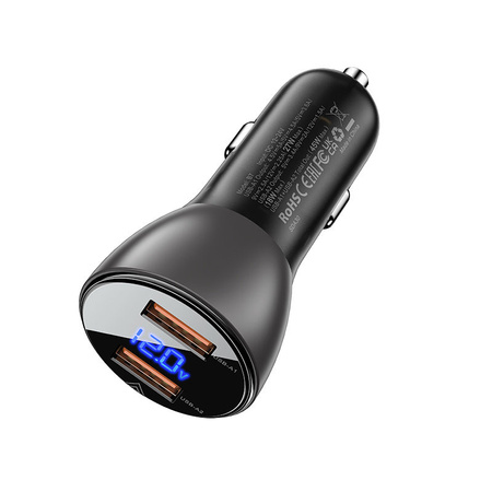 ACEFAST ŁADOWARKA SAMOCHODOWA 45W 2X USB QC3.0 DO SAMOCHODU Z SYSTEMEM AFC