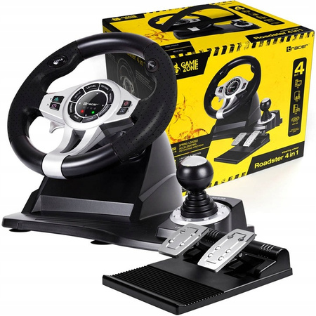 TRACER KIEROWNICA PEDAŁY DO KOMPUTERA PS3 PS4 XBOX ONE ROADSTER 4W1 KOMFORT