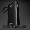 Powerbank SBS 10000 mAh 20W z wbudowanym kablem USB-C i wyświetlaczem cyfrowym - czarny