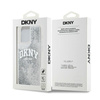 DKNY ETUI HARDCASE DO IPHONE 15 PRO 6.1 Z LOGO METALOWYM I LIQUID GLITTER