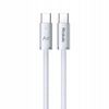 MCDODO KABEL USB-C USB-C SZYBKIE ŁADOWANIE USB TYP C 240W 2M LED BIAŁY