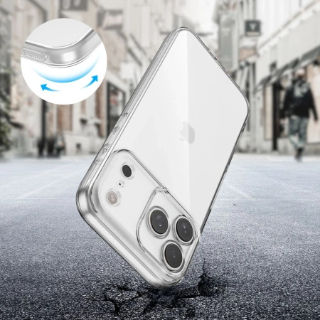 TECH-PROTECT ETUI FLEXAIR DO IPHONE 17 PRO OCHRONA PRZEZROCZYSTE