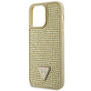 Etui Guess GUHCP14XHDGTPD na iPhone 14 Pro Max 6.7" - złote Rhinestone Triangle
