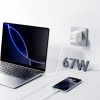JOYROOM ŁADOWARKA SIECIOWA 67W GAN Z WBUDELOWANYM KABLEM USB-C