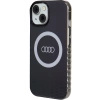 Etui Audi IML Big Logo MagSafe na iPhone 15 / 14 / 13 - czarne